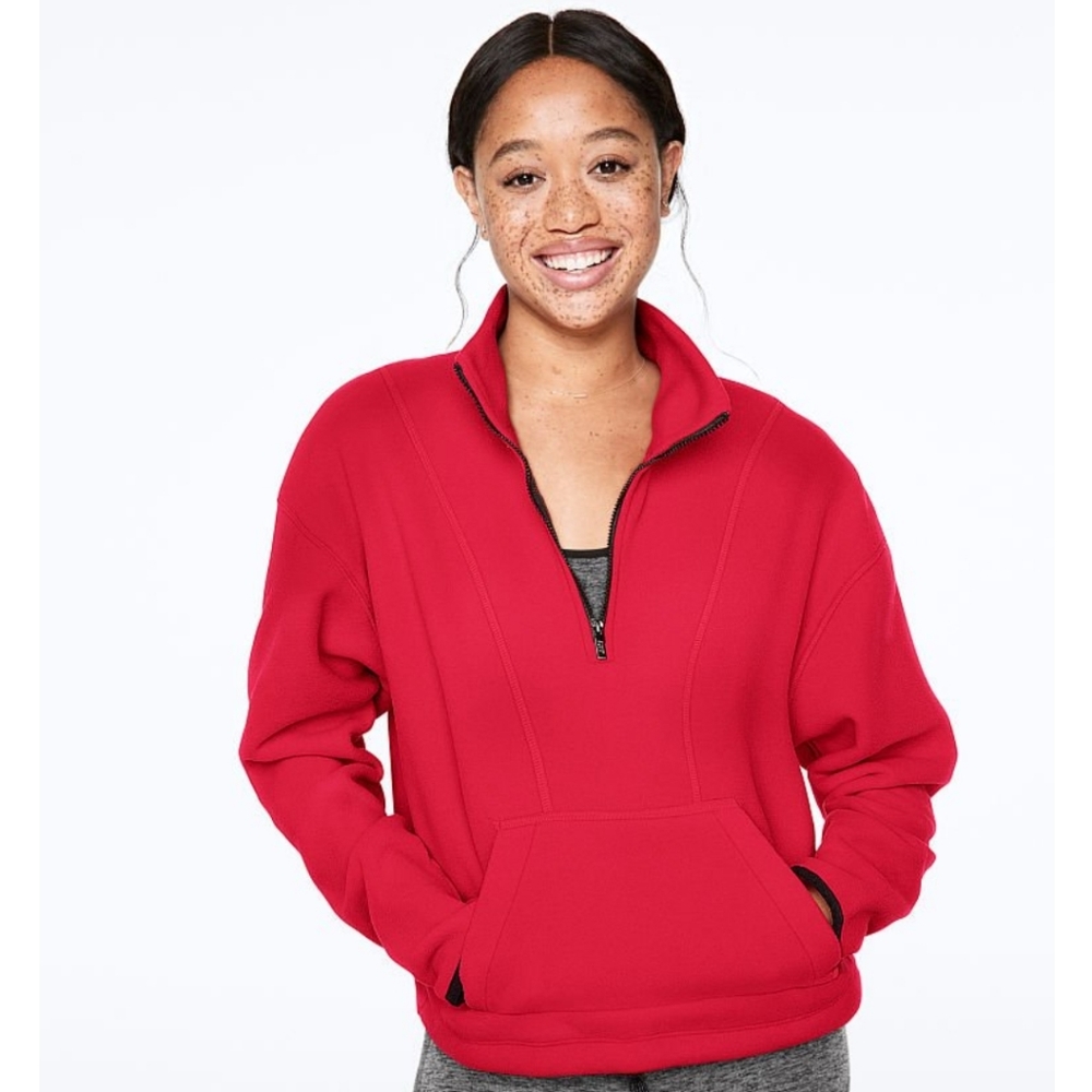 Victoria secret  POLAR FLEECE HALF-ZIP size L